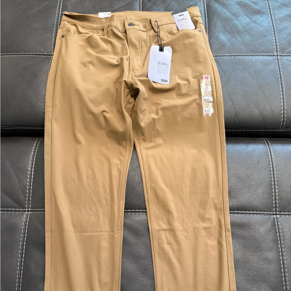 Levi's 511 Slim Tech Pants in Camel